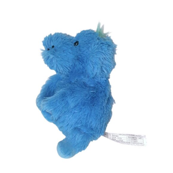 Warmies Blue Dinosaur Lavender Scent Heatable Microwavable Plush Stuffed 9" - Picture 2 of 6